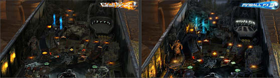 Bethesda Pinball SkyrimComparison