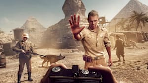 Gizeh exploration in Indiana Jones and the Great Circle showing a large area to clear by sectors for achievements
