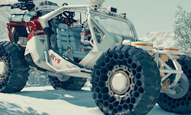 Image of the REV-8 land vehicle 