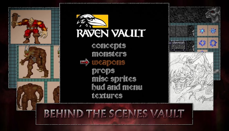 Image from Heretic + Hexen's Raven Vault.