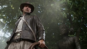 Indiana Jones in Sukhothai near a statue, showing a dense area to revisit for photos, notes and mysteries during 100 percent cleanup