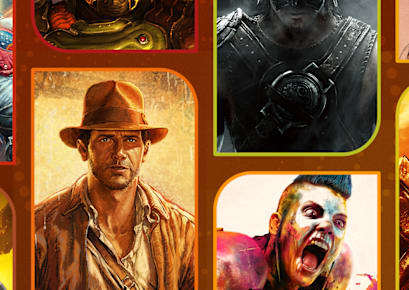 Compilation of art from Bethesda titles like Indiana Jones and the Great Circle, DOOM: The Dark Ages, and Skyrim