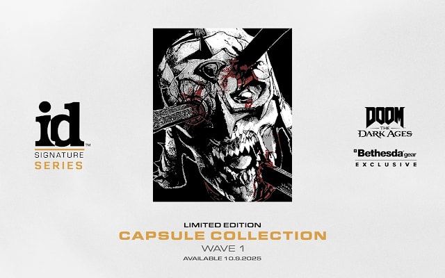 Promotion for id Software's Signature Series, Wave 1 - Available "10.09.2025"