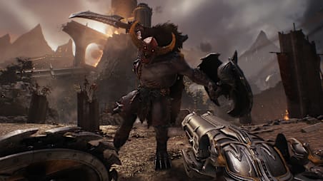 An enemy preparing to attack.