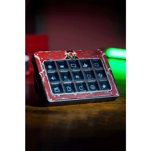 DOOM: The Dark Ages Elgato Red Keycard Stream Deck MK.2