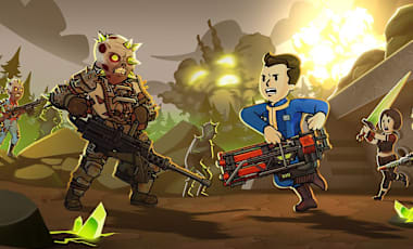 Vault Dwellers and Scorched face off with Ultracite weapons