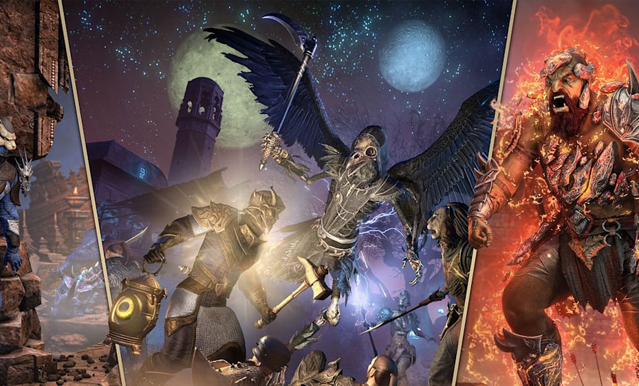 Scenes from The Elder Scrolls Online's three 2026 Seasons