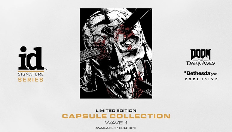 Promotion for id Software's Signature Series, Wave 1 - Available "10.09.2025"