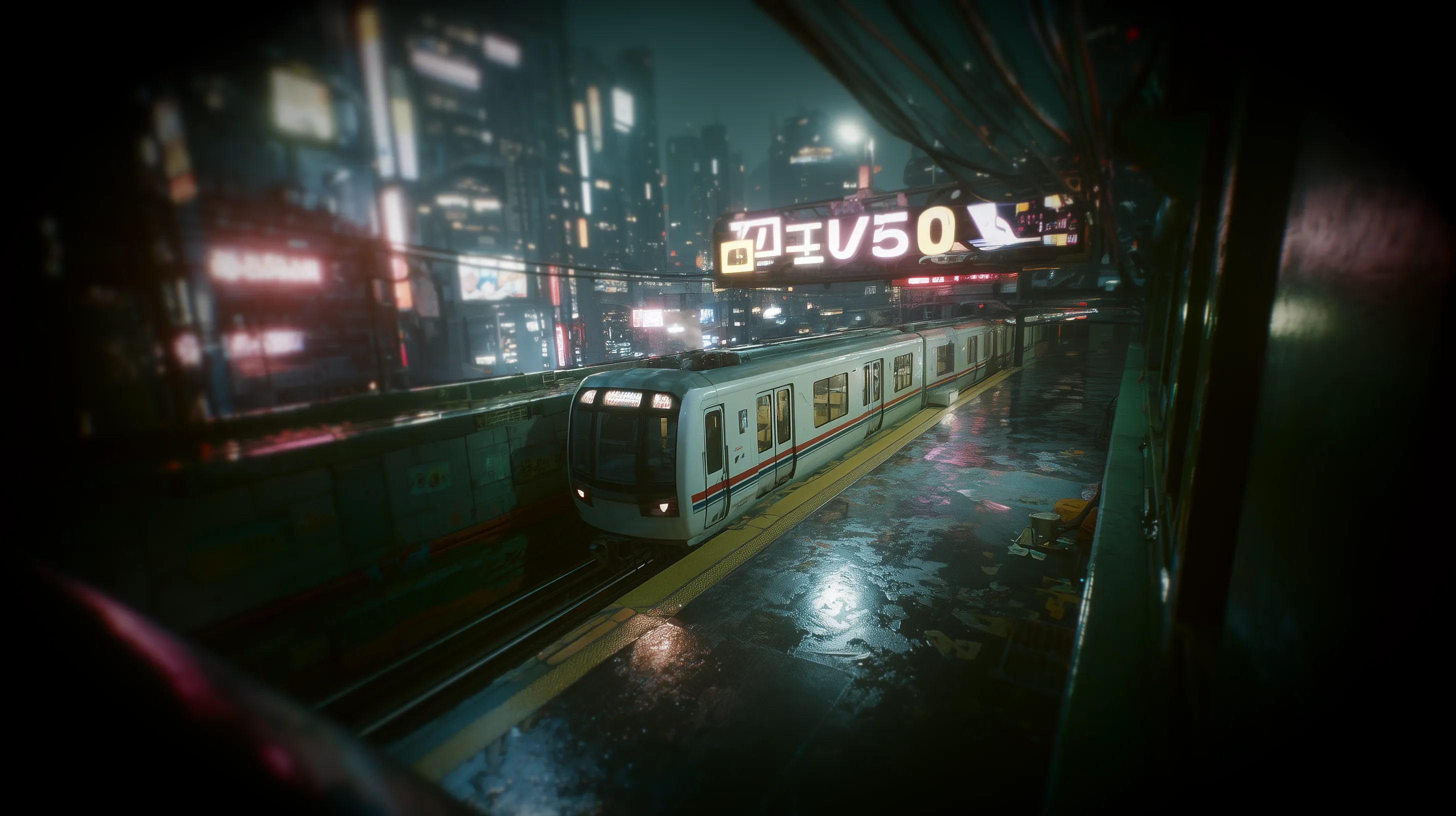 Midjourney image - prerendered game background