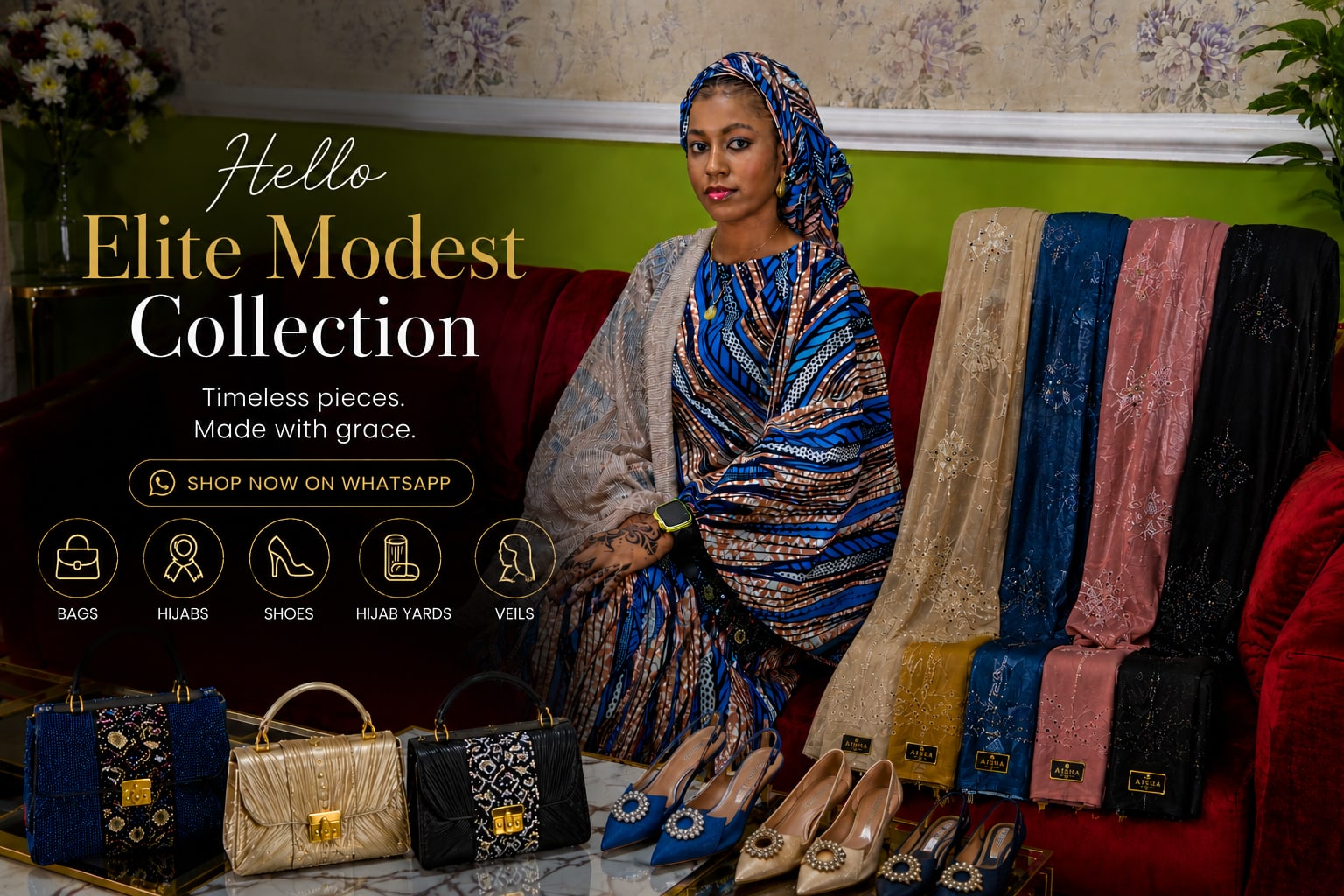 Elite Modest Collection — Premium modest fashion in Adamawa and Taraba