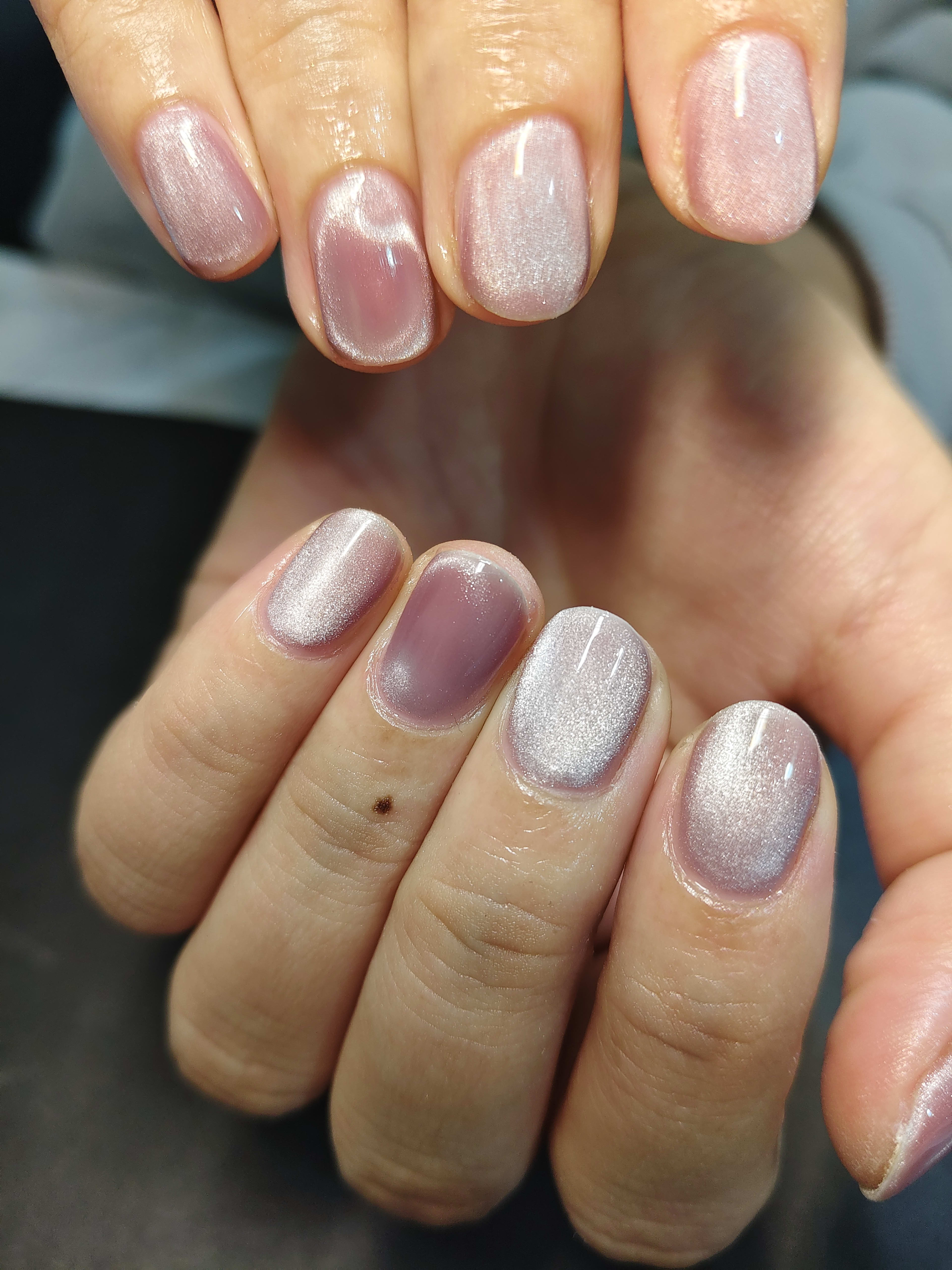 Gel polish on natural nails