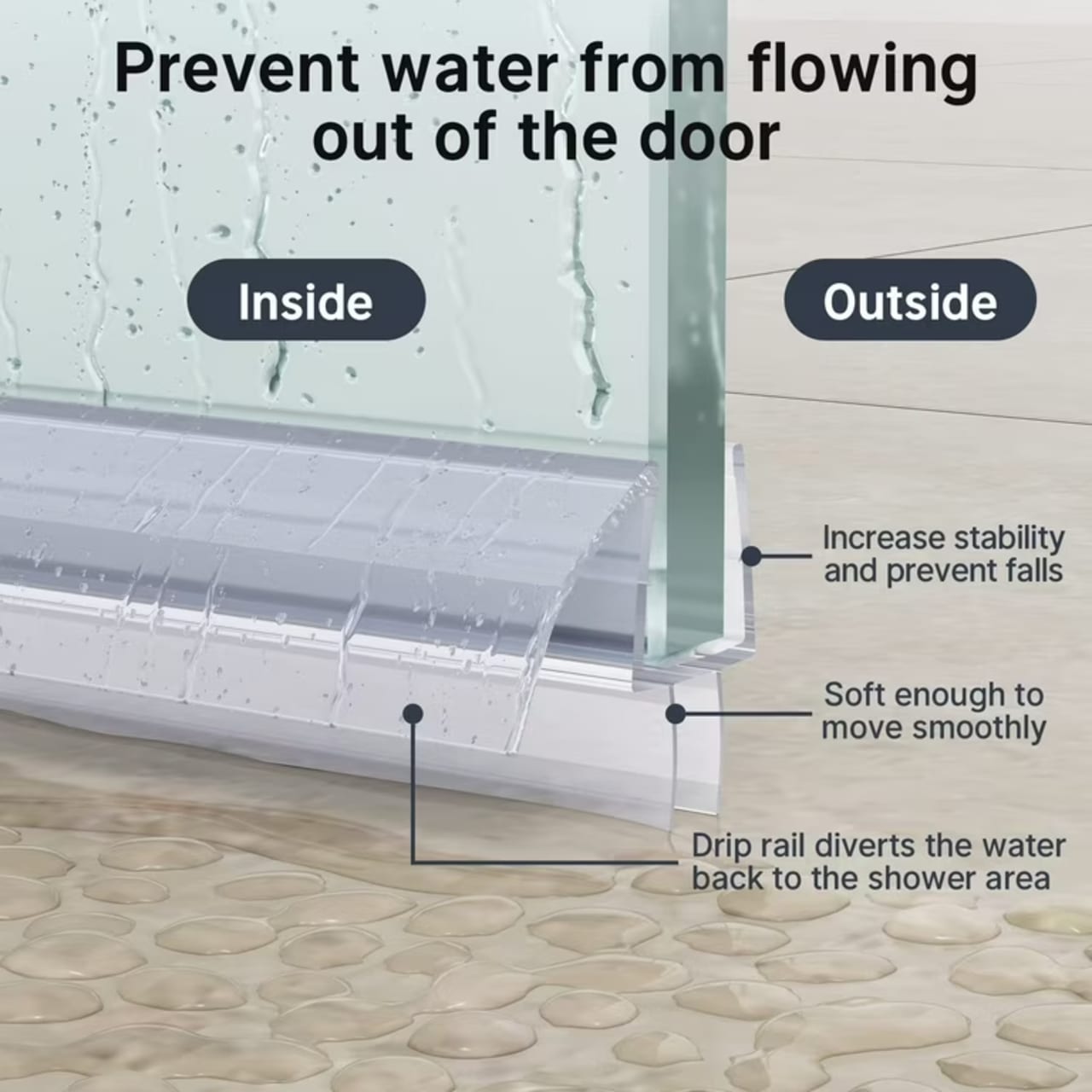 How shower door seals prevent water leaks
