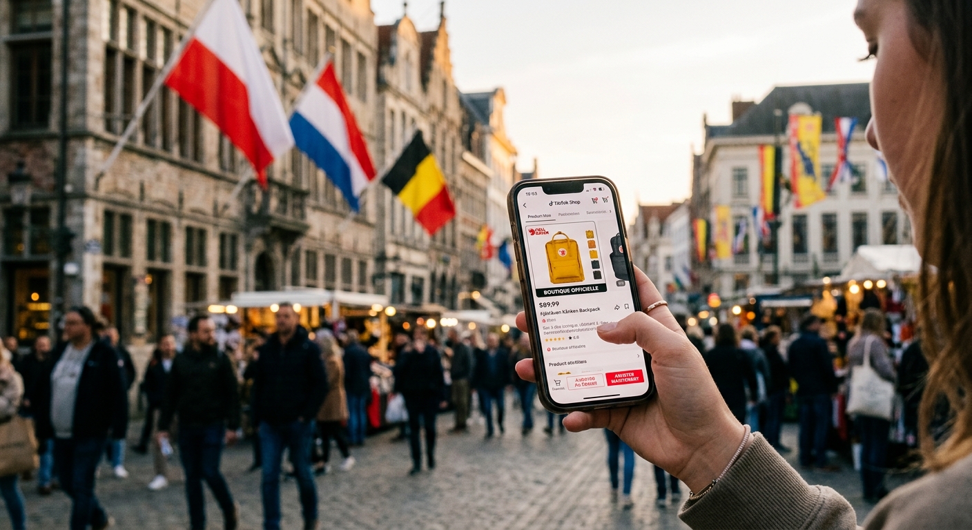 TikTok Shop : déploiement imminent en Pologne et dans le Benelux
