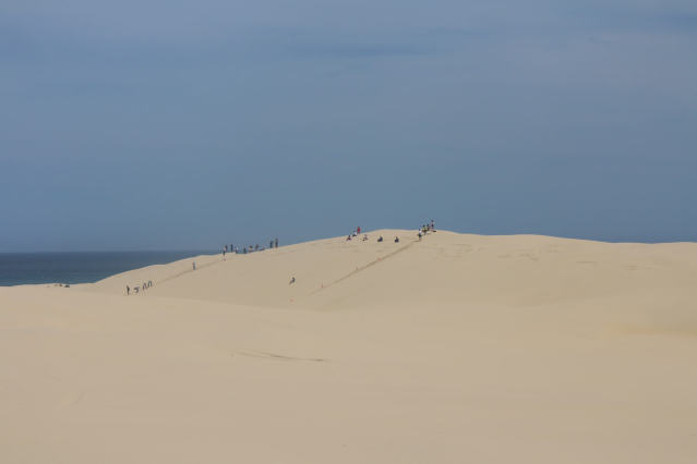 Stockton sand dunes　大砂丘へ移動