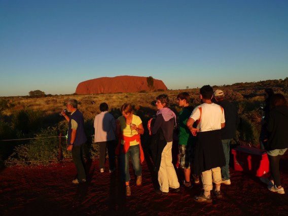 ウルルサンセット