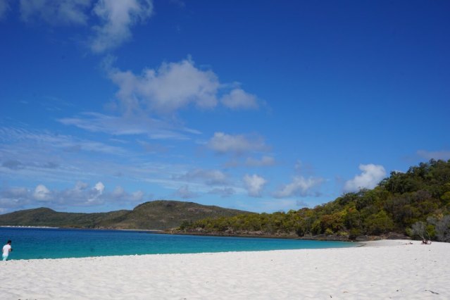 ホワイトヘブンビーチ上陸