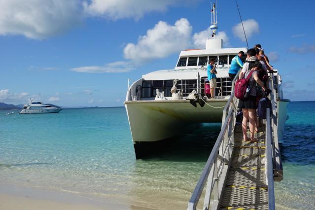 ホワイトヘブンビーチ出発