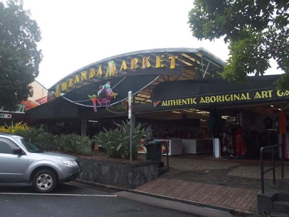 キュランダ駅に到着