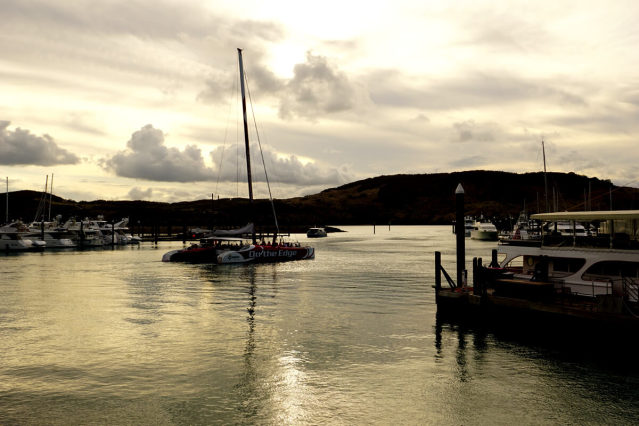 マリーナでサンセット