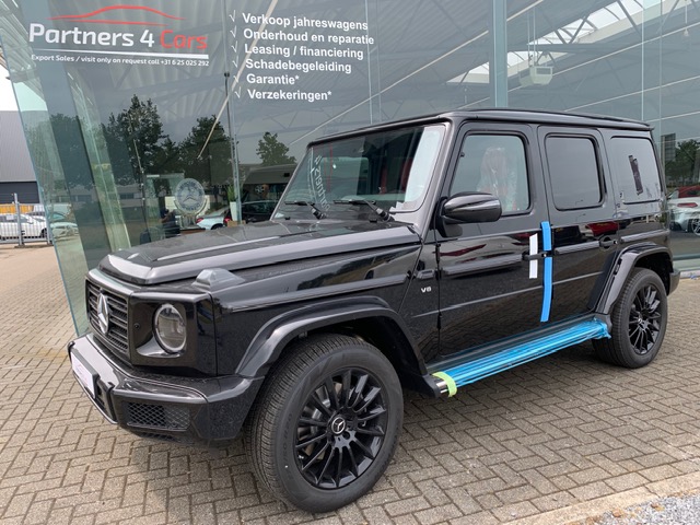 Taking delivery of three Mercedes-Benz G classes