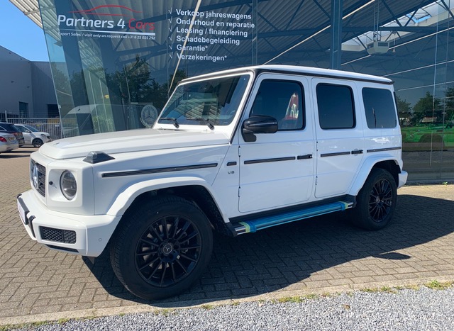 Taking delivery of three Mercedes-Benz G classes 