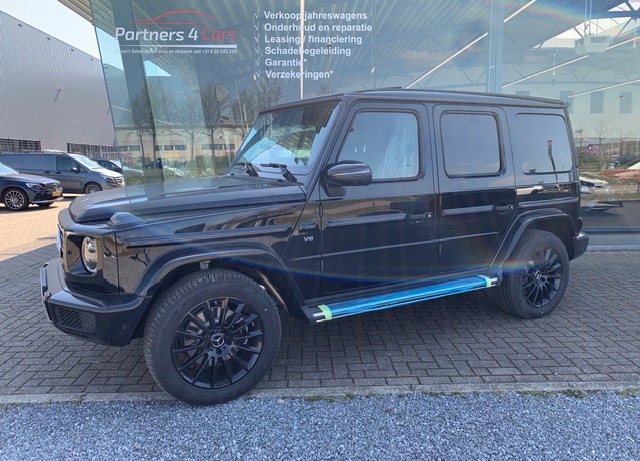 Taking delivery of three Mercedes-Benz G classes 