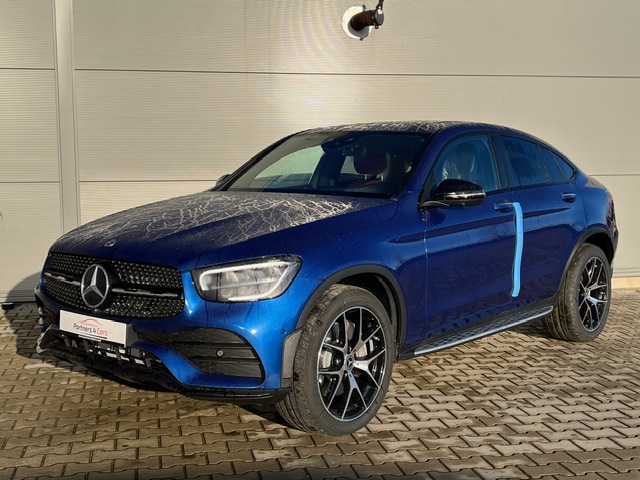 Taking delivery of two  Mercedes-Benz GLC 300 Coupe