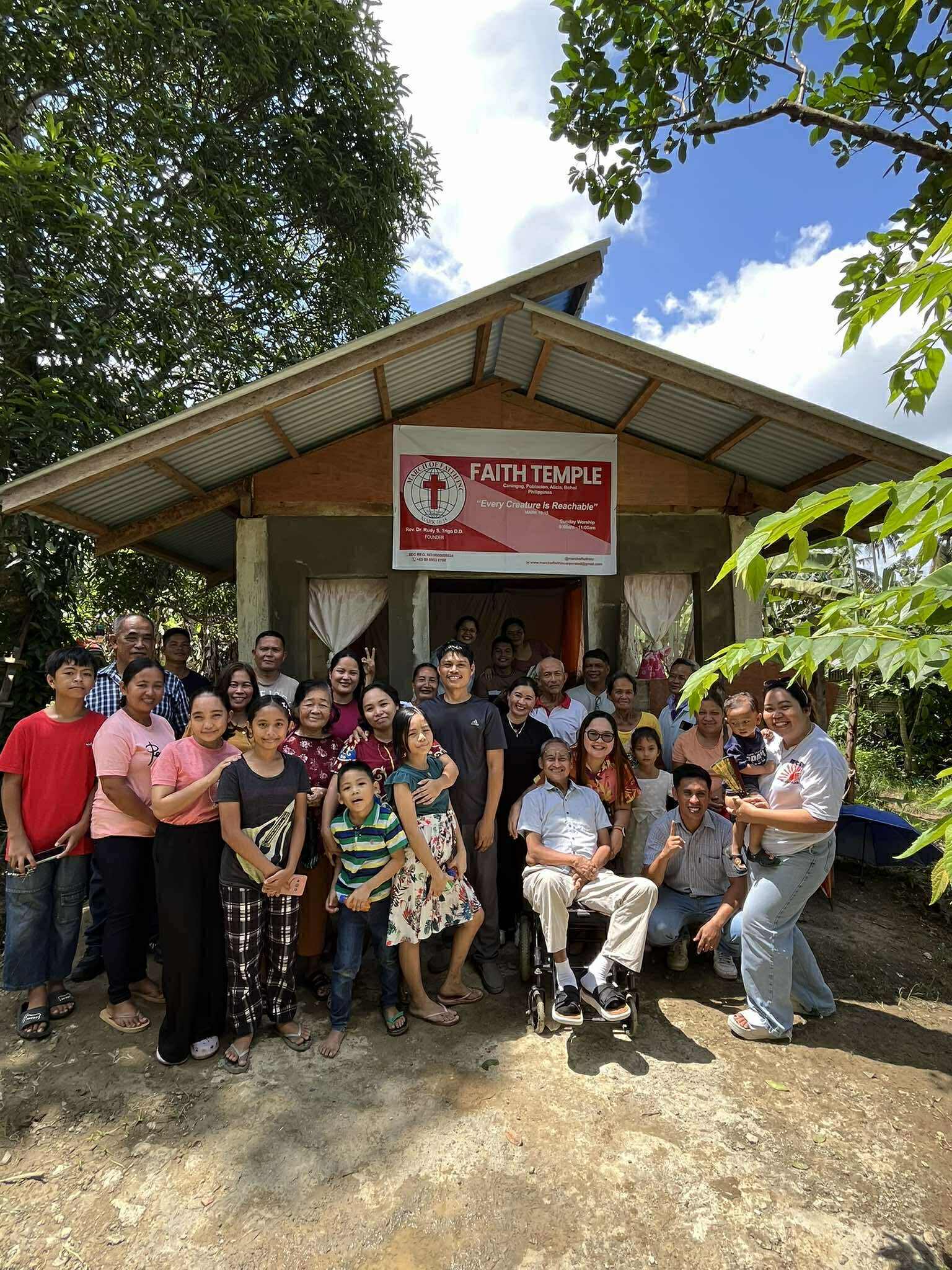Church leaders in prayer