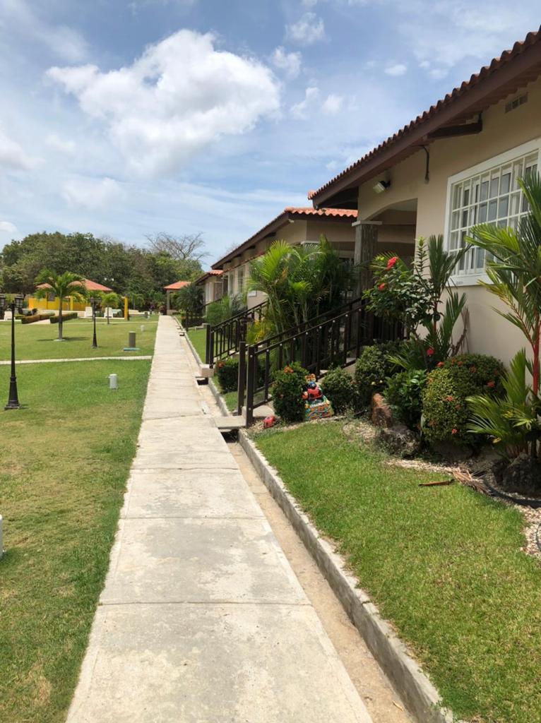walking path around villas