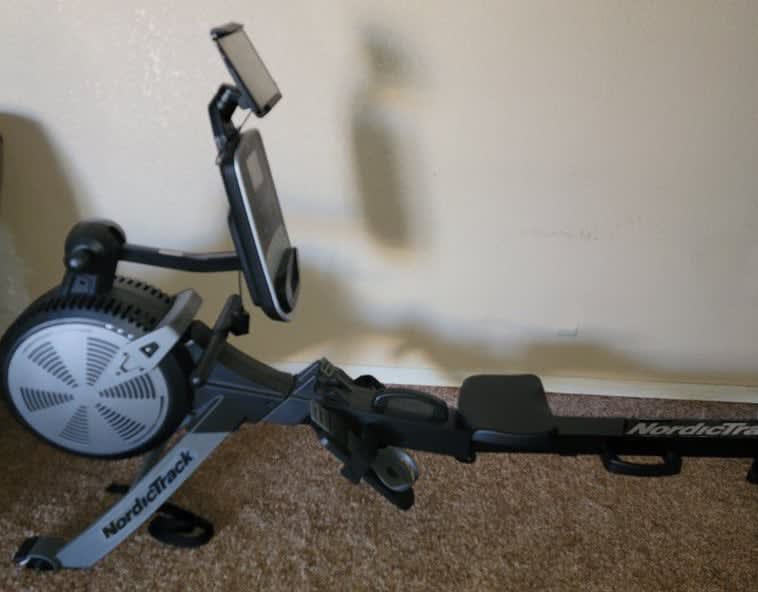 nordictrack rw500 rower indoors