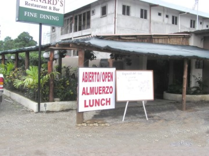 Restaurant entrance