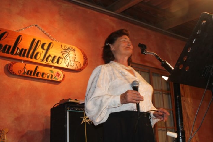 Connie Eberle singing