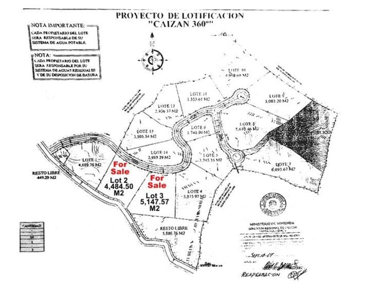 Lot map