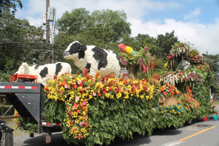 Volcan flower parade