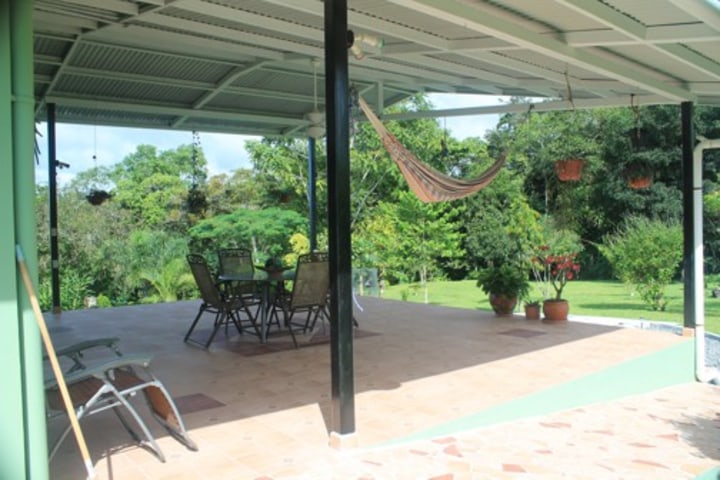 Covered patio