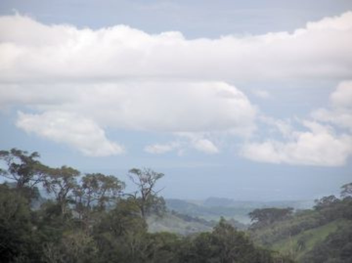 view of the mountains