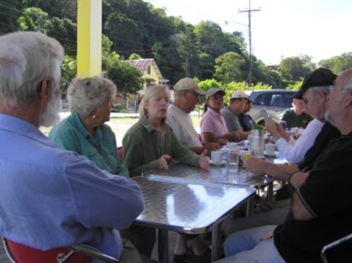 Restaurant patrons