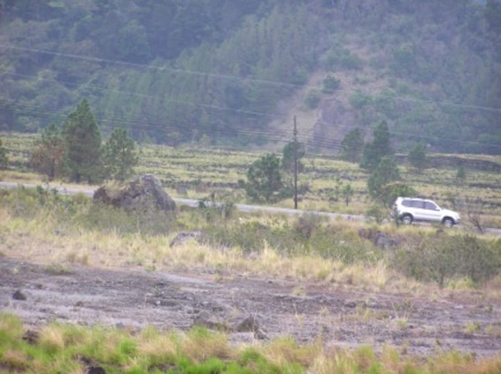 Car on the road