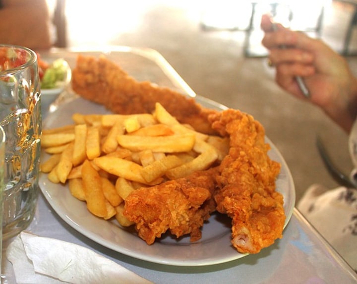 Plate of fish