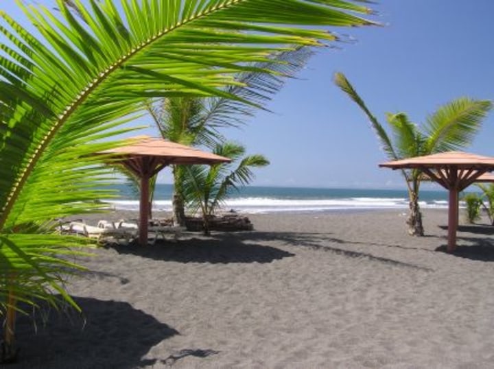 Beach in the resort