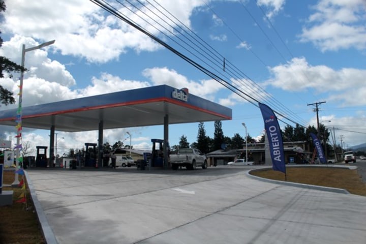 gas station