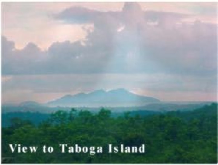 View of taboga island