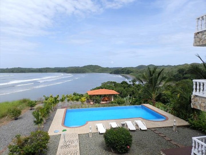 backyard pool view