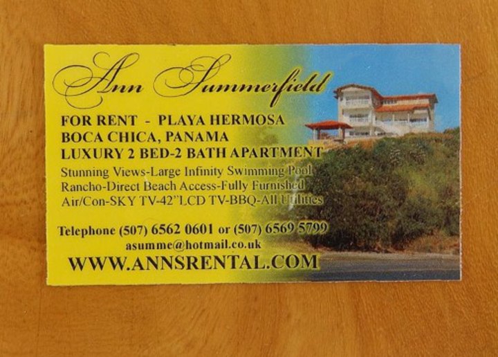 Information card