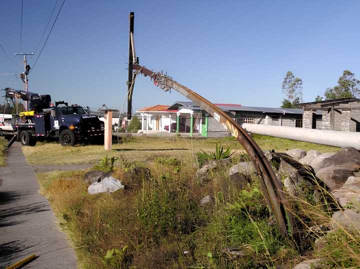 Post storm damage in Panama