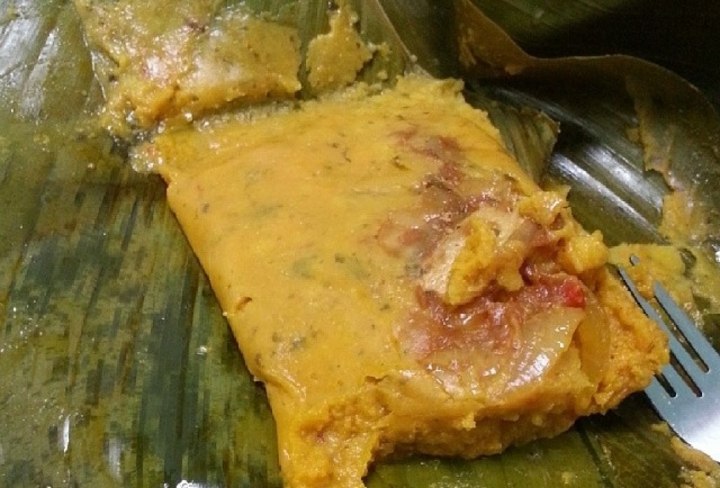 Typical Panamanian tamales