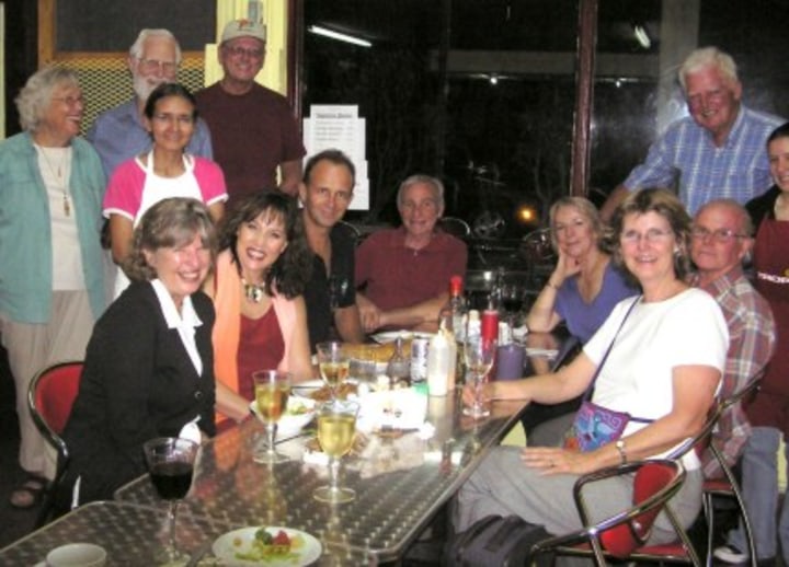 Expat group of friends in Panama