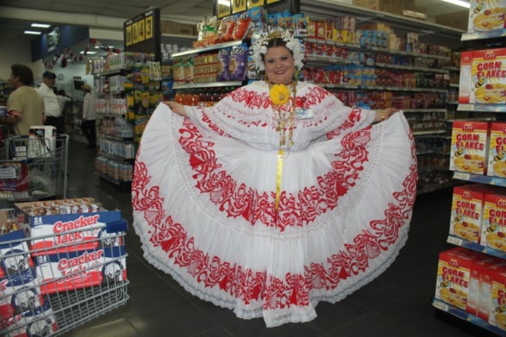 Woman in national dress