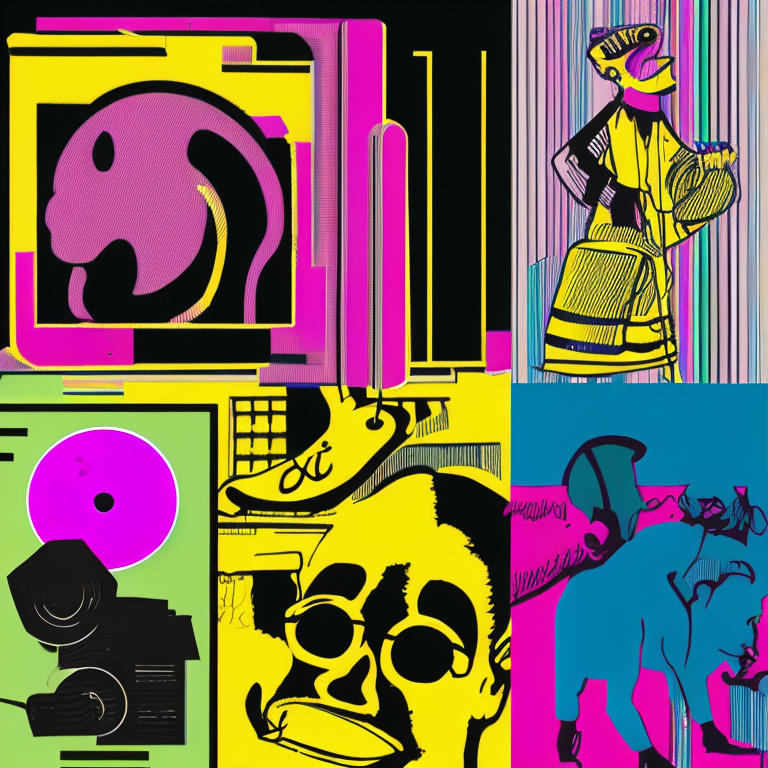 Bold club poster