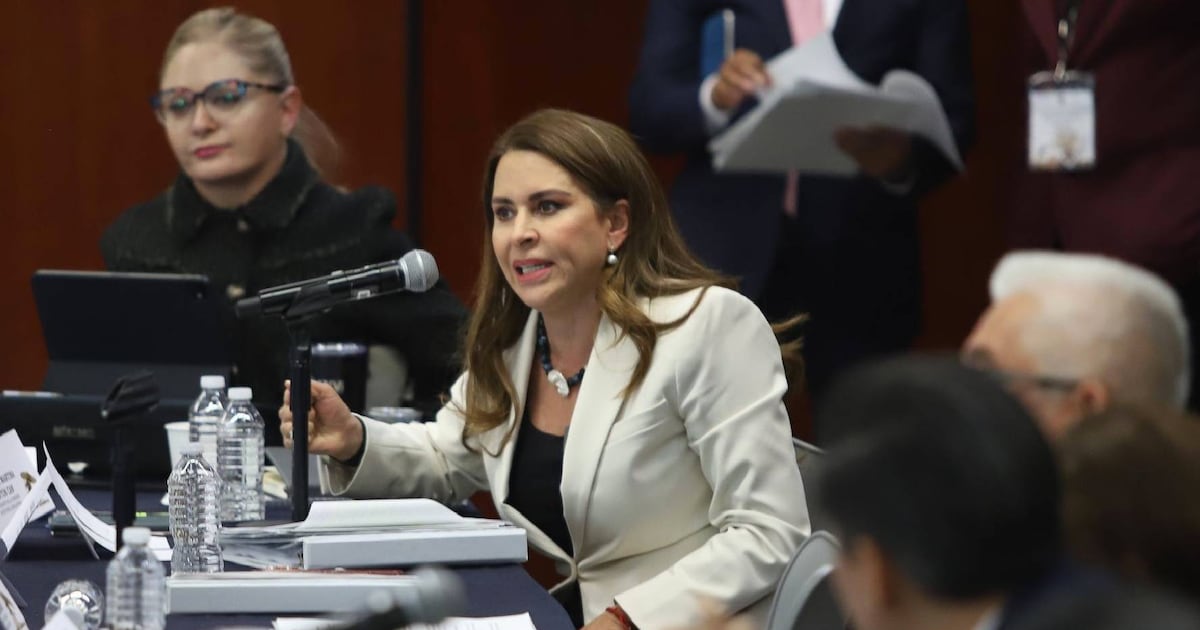 Carolina Viggiano critica a políticos de Morena durante debate de reforma judicial